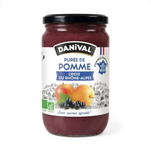 PUREE POMME CASSIS 700GR DANIVAL