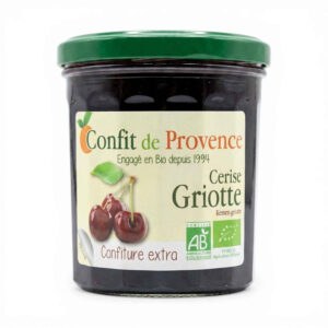Confiture extra de cerise griotte 370 g Confit de Provence
