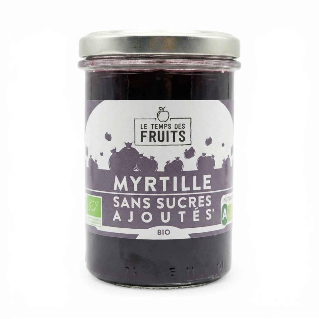 MYRTILLE SS SUCRE 210GR LE TEMPS DES FRUITS