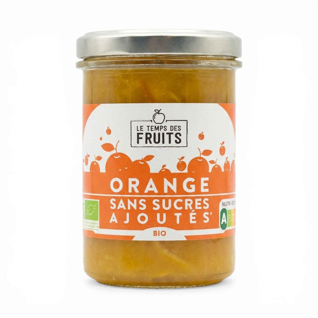 Orange sans sucre 210 g Le Temps des Fruits