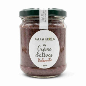 Crème d’olives noires Kalamata 190 g Kalabiota