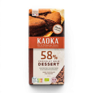 Chocolat noir dessert 58 % 200 g Kaoka