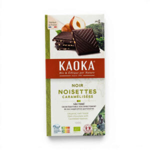 Chocolat noir noisette 100 g Kaoka