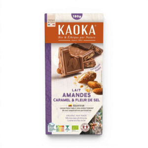 Chocolat lait 40 % fleur de sel 180 g Kaoka