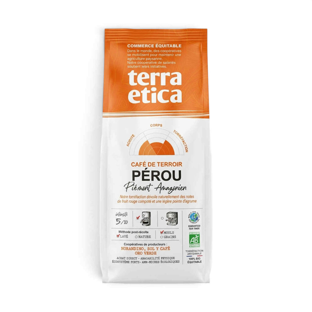 Café Perou Moulu 250g Terra Etica