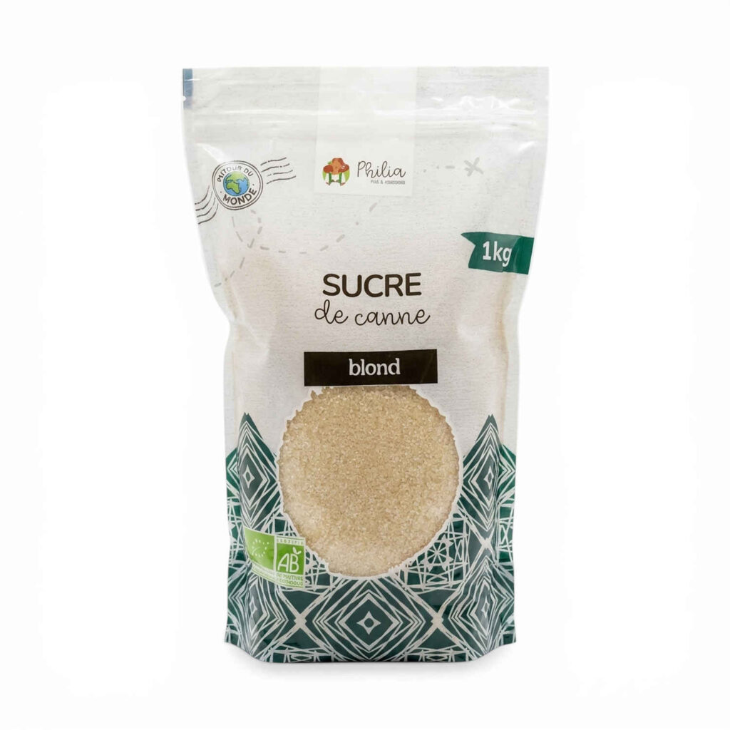 Sucre Blond de Canne 1kg Philia