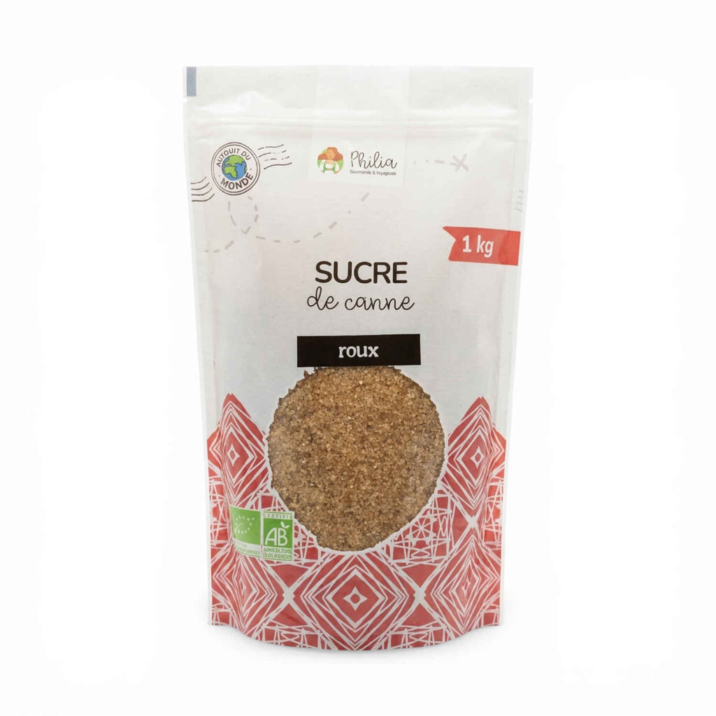Sucre de Canne Roux 1kg Philia