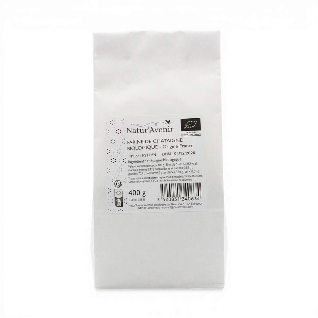 Farine de Chataigne 400gr Natur Avenir