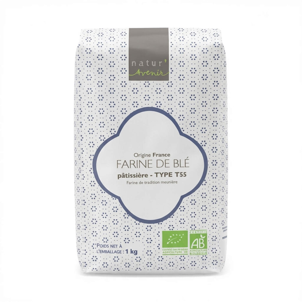 Farine de Ble T55 Blanche 1kg Natur Avenir