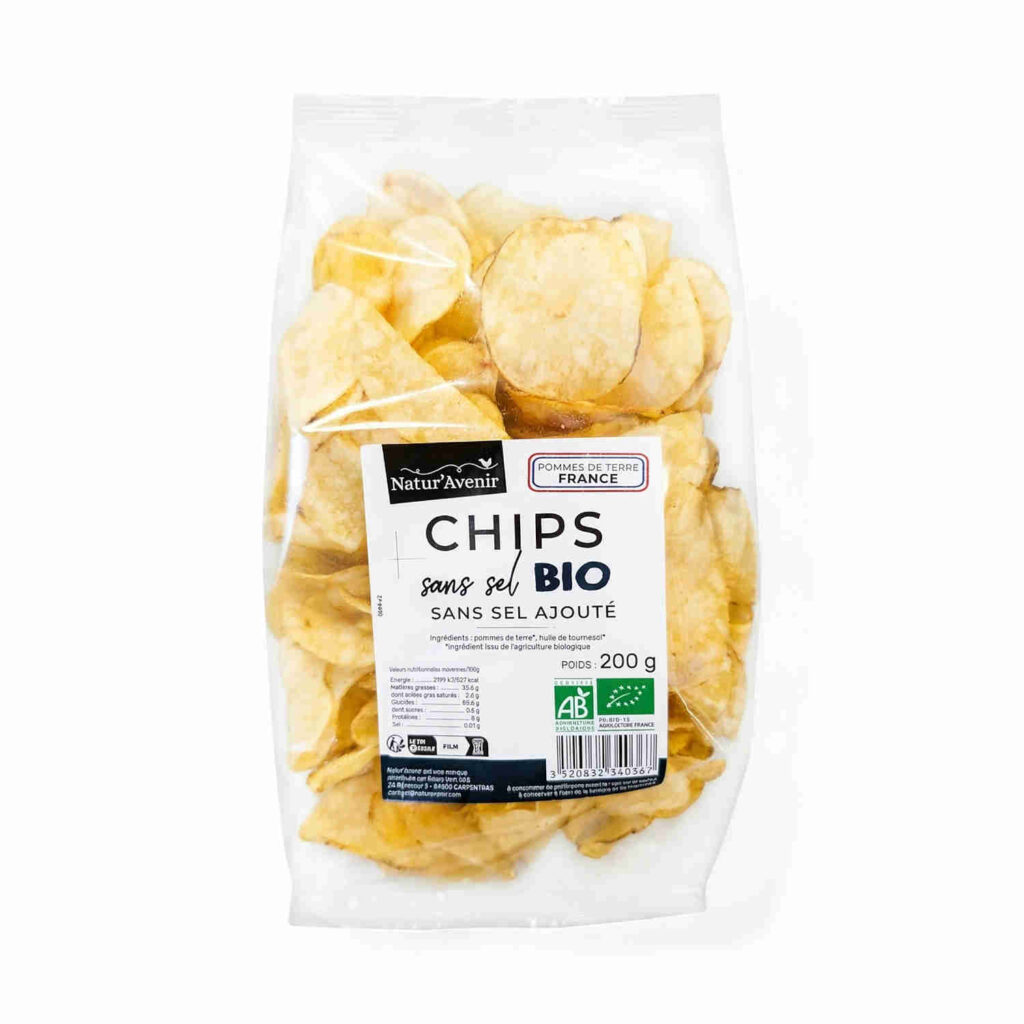 Chips sans Sel 200gr Natur Avenir