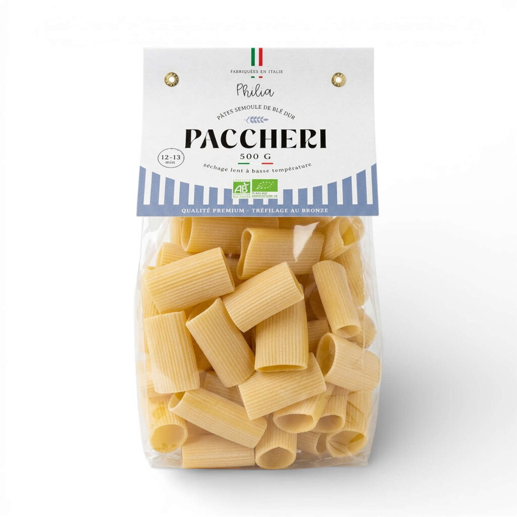 Paccheri blanc 500 g Philia