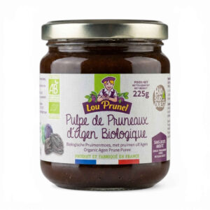 PULPE DE PRUNEAUX D'AGEN IGP SS/SUCRE 225GR LOU PRUNEL