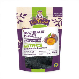 PRUNEAUX D'AGEN IGP DENOYAUTES 33/44 250GR LOU PRUNEL
