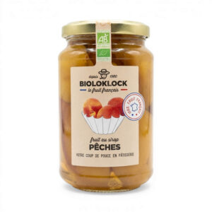 PECHES AU SIROP 350G BIOLO&rsquo;KLOCK