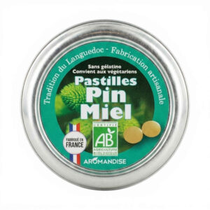 PASTILLES PIN/MIEL 45GR AROMANDISE