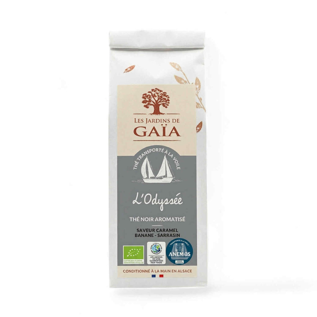 Thé noir L’Odyssée 80 g Les Jardins de Gaïa