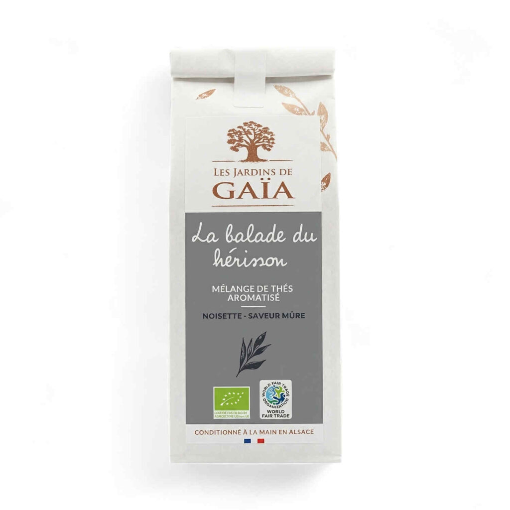 Thé vert La balade du hérisson 100 g Les Jardins de Gaïa