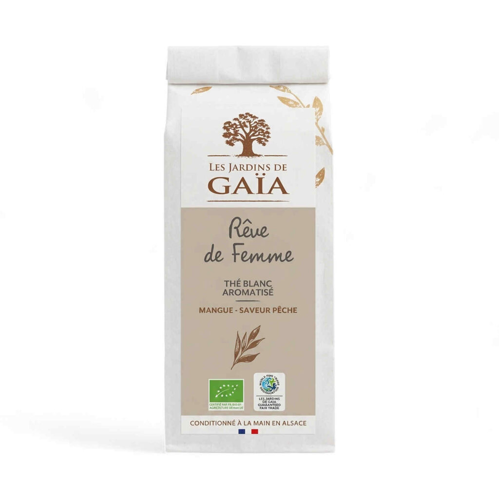 Thé blanc Rêve de femme 50 g Les Jardins de Gaïa