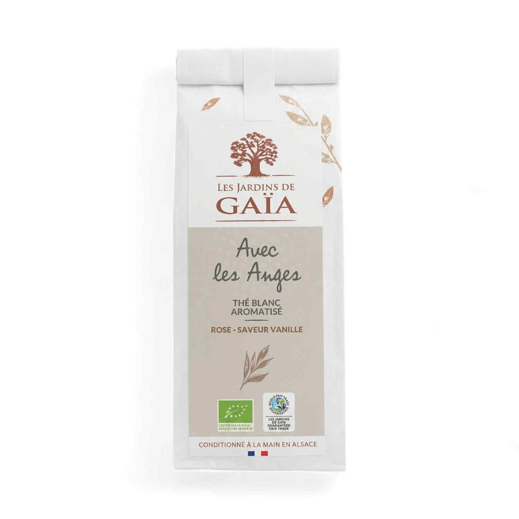 Thé blanc Avec les anges 50 g Les Jardins de Gaïa