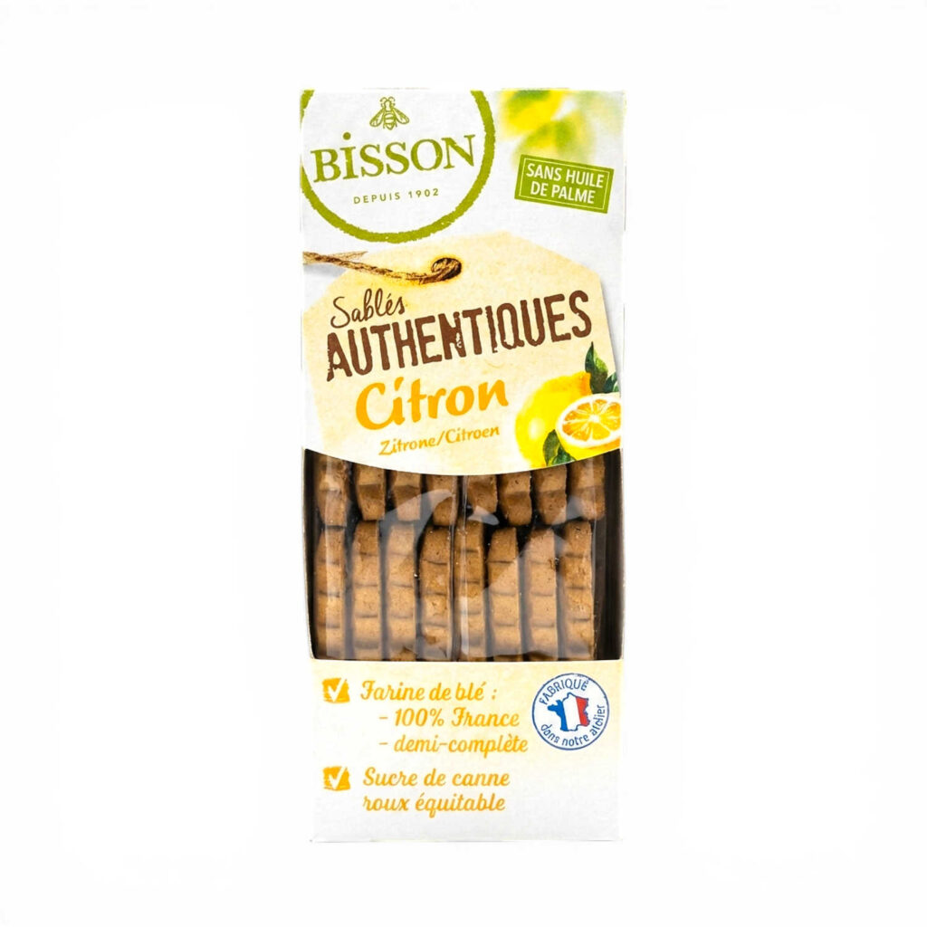 Authentiques citron 183 g Bisson