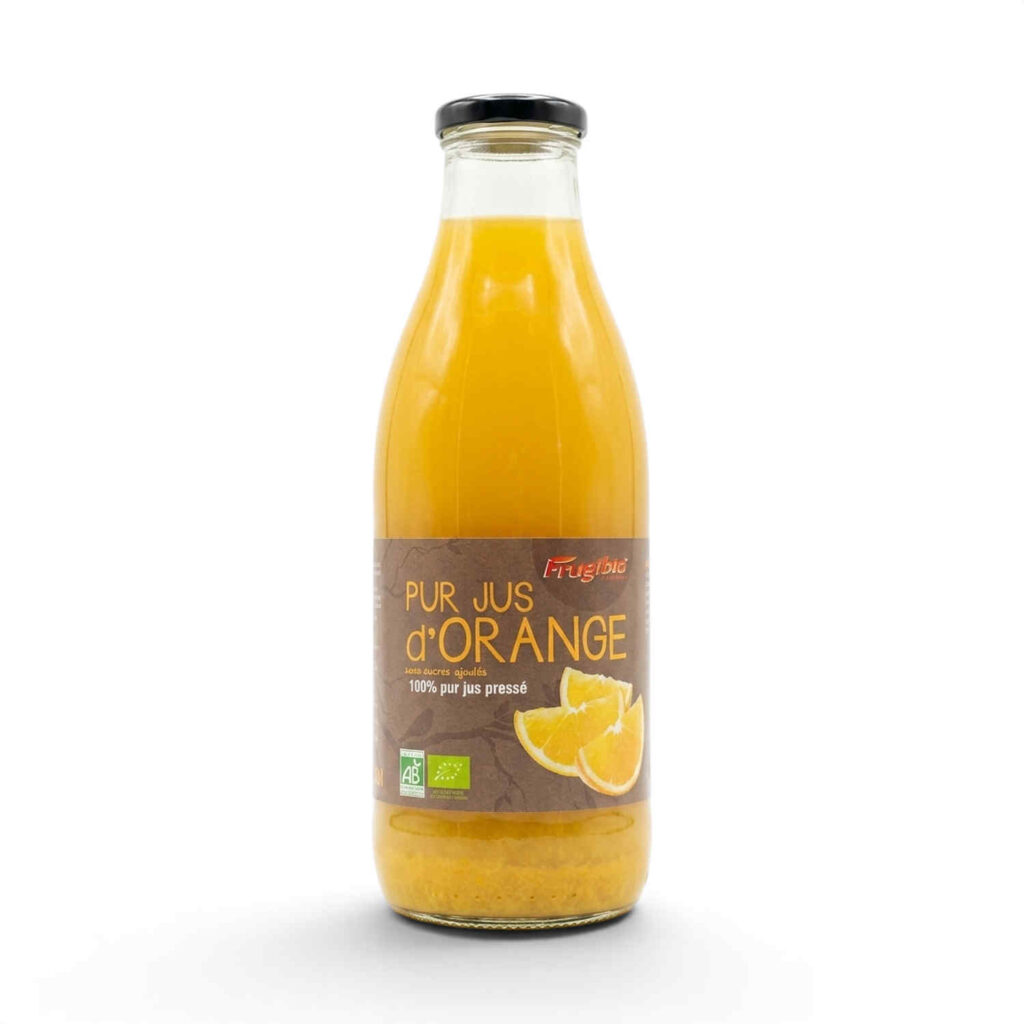 Jus d'Orange 100% Pur Jus Presse 1l Frugibio