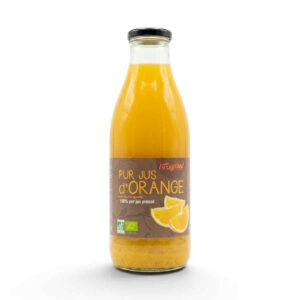 JUS D'ORANGE 100% PUR JUS PRESSE 1L FRUGIBIO