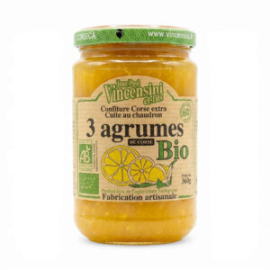 CONFITURE 3 AGRUMES CORSE 360GR VINCENSI ET FILS
