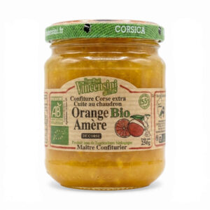 CONFITURE D&rsquo;ORANGES AMERES DE CORSE 250GR VINCENSI ET FILS