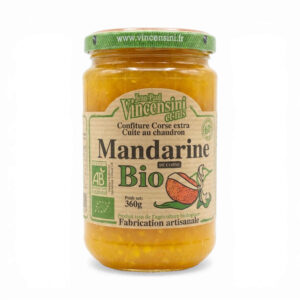 CONFITURE MANDARINES DE CORSE 360GR VINCENSI ET FILS