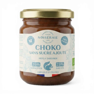 PATE A TARTINER CHOCOLAT SS SUCRE 190GR NOISERAIE