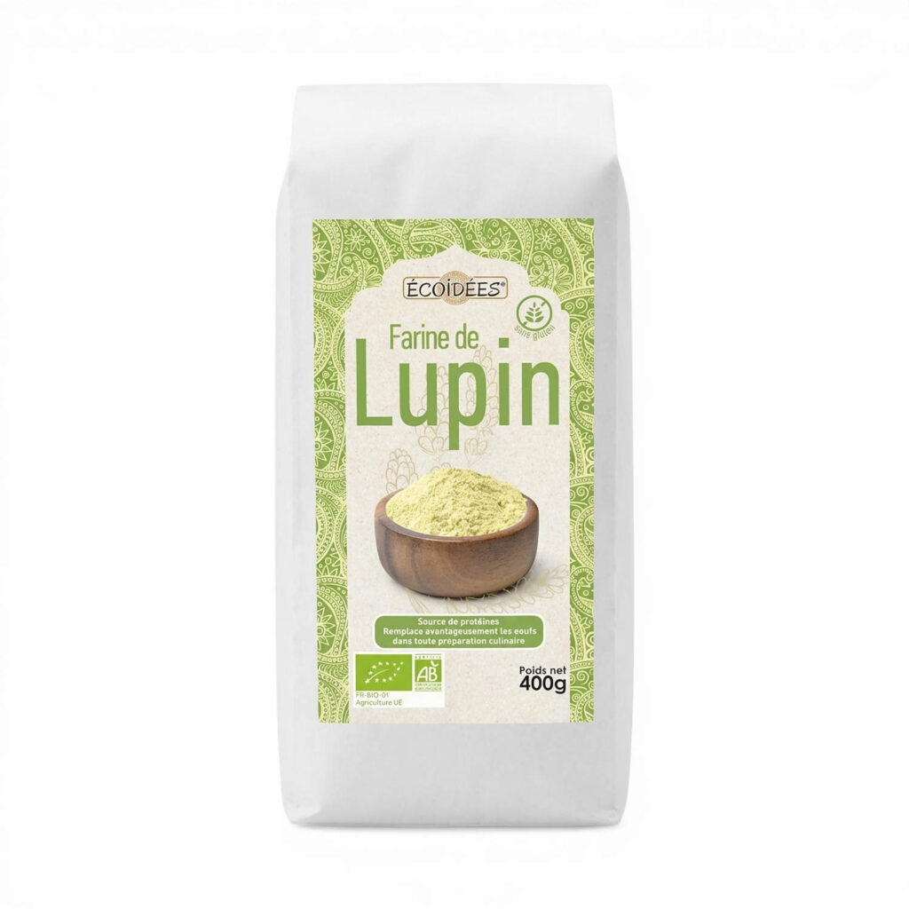 Farine de lupin 400 g Ecoidées
