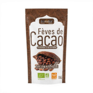 FEVES DE CACAO ENTIERES 125G ECOIDEES