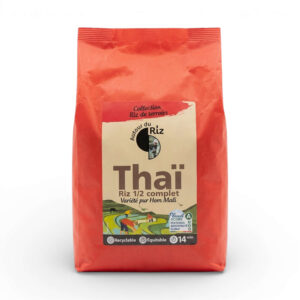 RIZ THAI 1/2 COMPLET 2KG AUTOUR DU RIZ