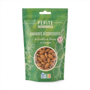 AMANDES DECORTIQUEES 250GR PEPITE