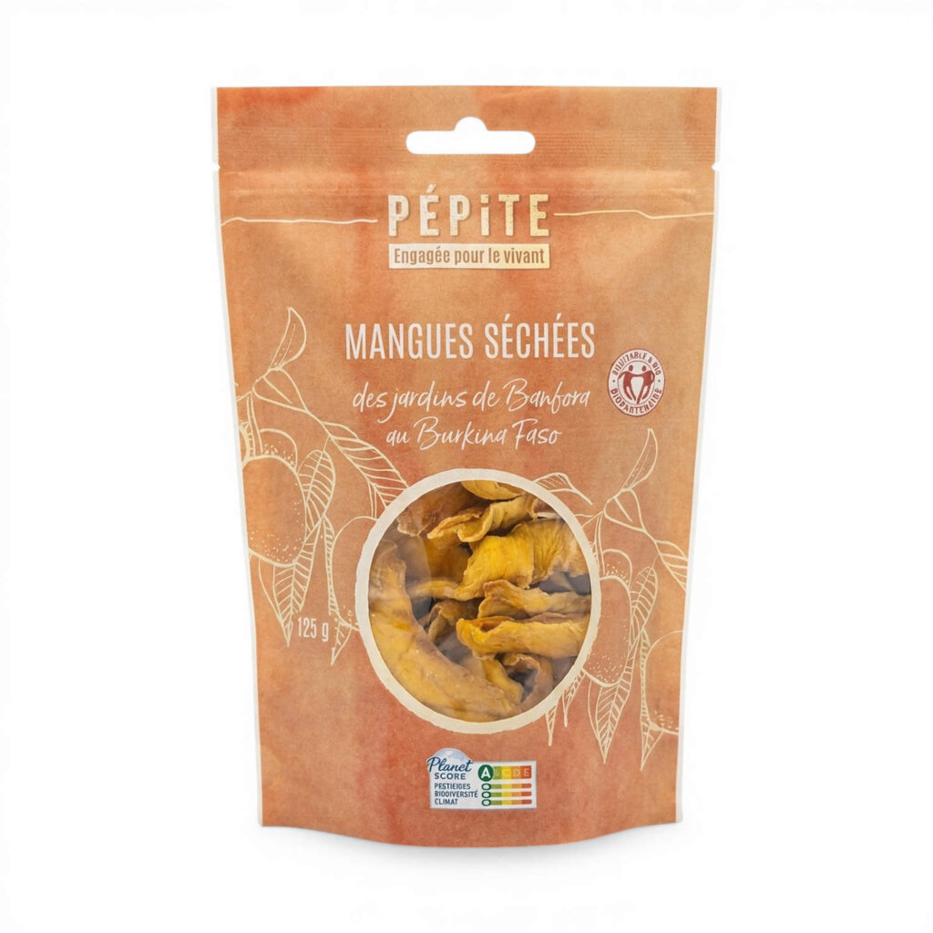 MANGUES SECHEES 125GR PEPITE