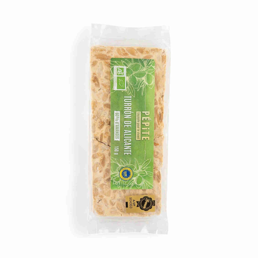 Turrón d’Alicante Espagne 150 g Pépite