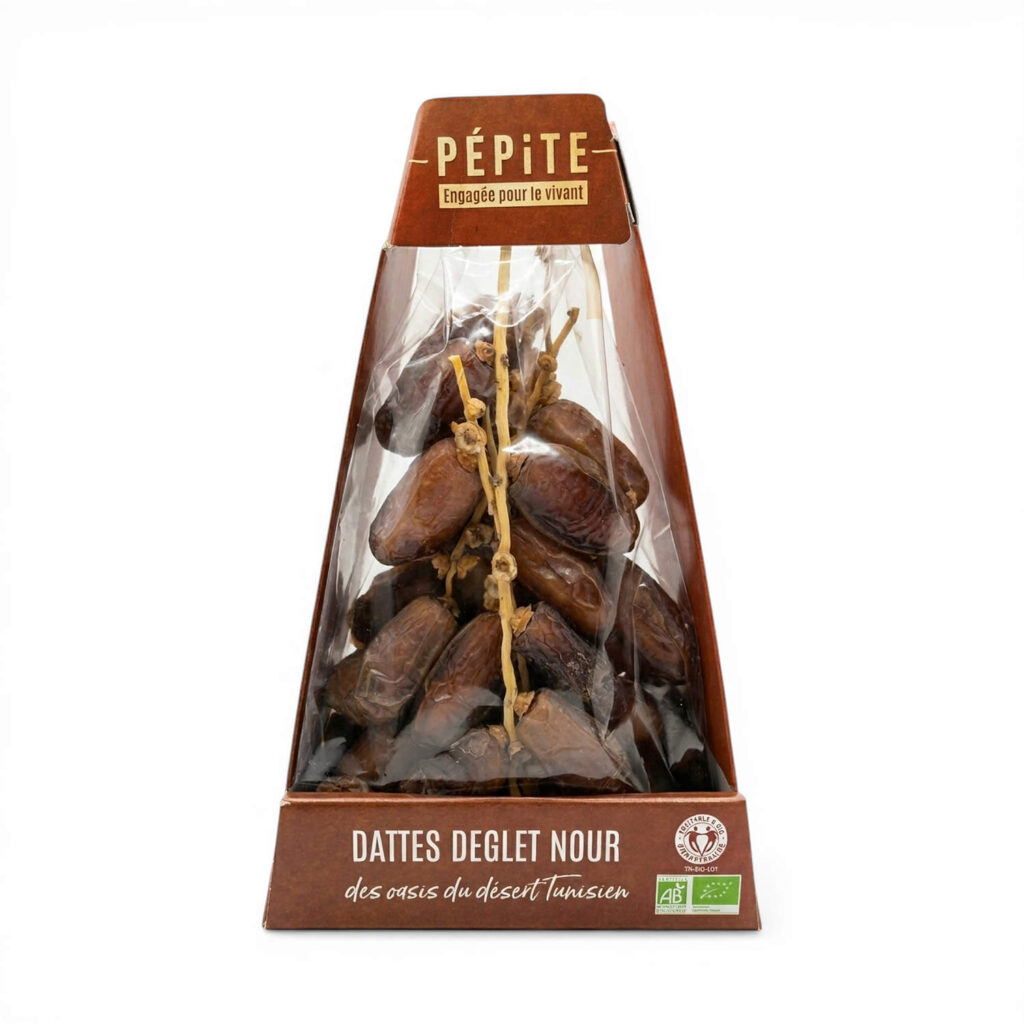 DATTES DEGLET NOUR BRANCHES 500GR PEPITE