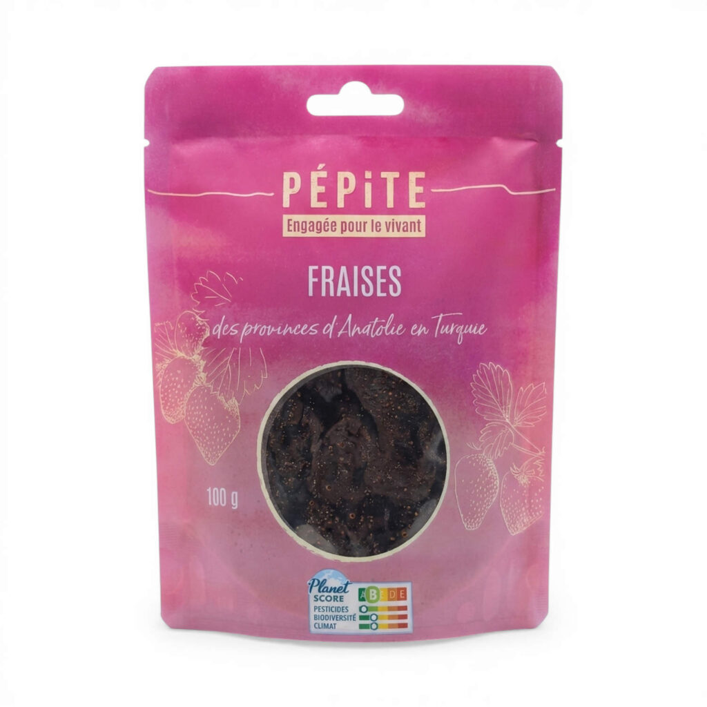 FRAISES SECHEES 100GR PEPITE