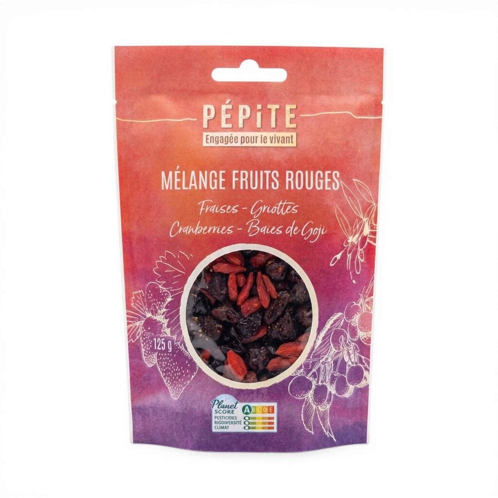 MELANGE FRUITS ROUGES 125GR PEPITE