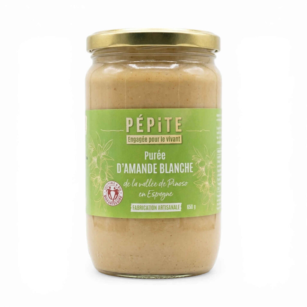 PUREE D'AMANDE BLANCHE 650GR PEPITE