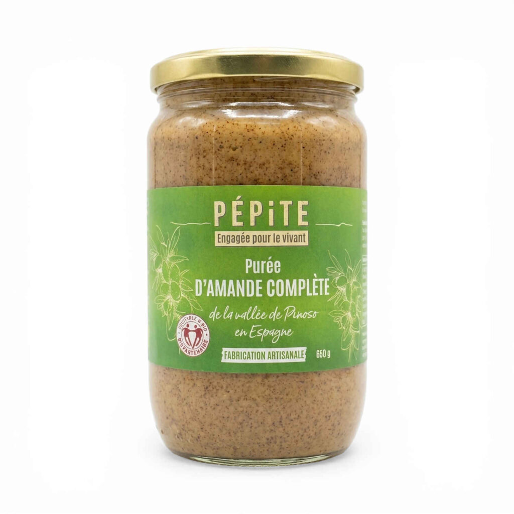 PUREE D'AMANDE COMPLETE 650GR PEPITE