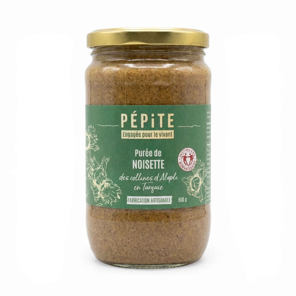 PUREE DE NOISETTE 650GR PEPITE