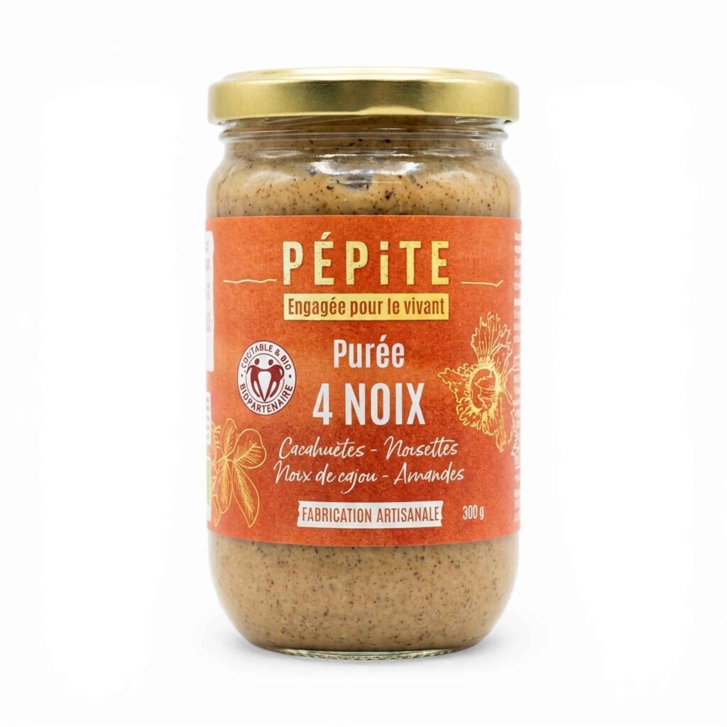 PUREE 4 NOIX 300GR PEPITE