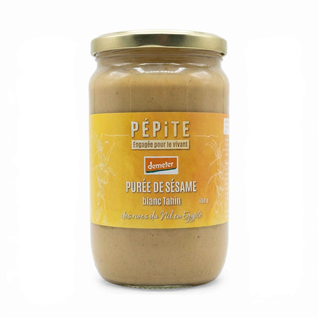 PUREE SESAME BLANC 650GR PEPITE