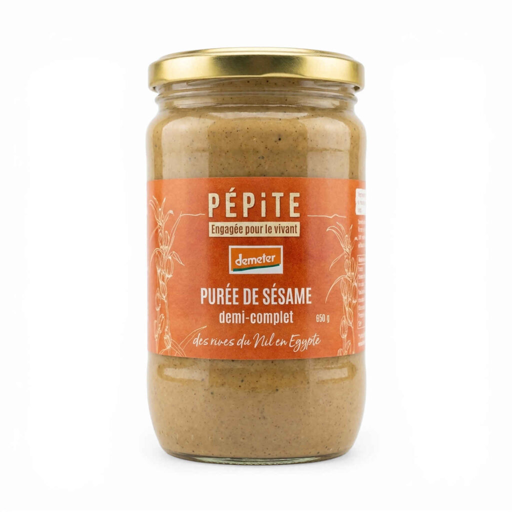 PUREE SESAME 1/2 COMPLET 650GR PEPITE
