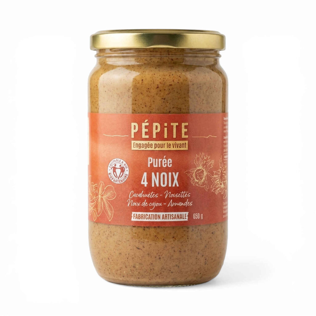 PUREE 4 NOIX 650GR PEPITE