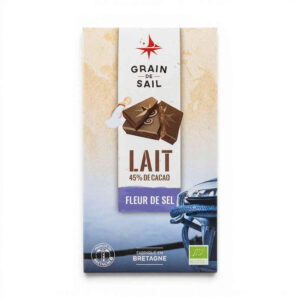 Chocolat lait fleur de sel 100 g Grain de Sail