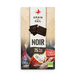 Chocolat noir 75 % 100 g Grain de Sail