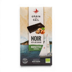 Chocolat noir noisette torréfié 100 g Grain de Sail