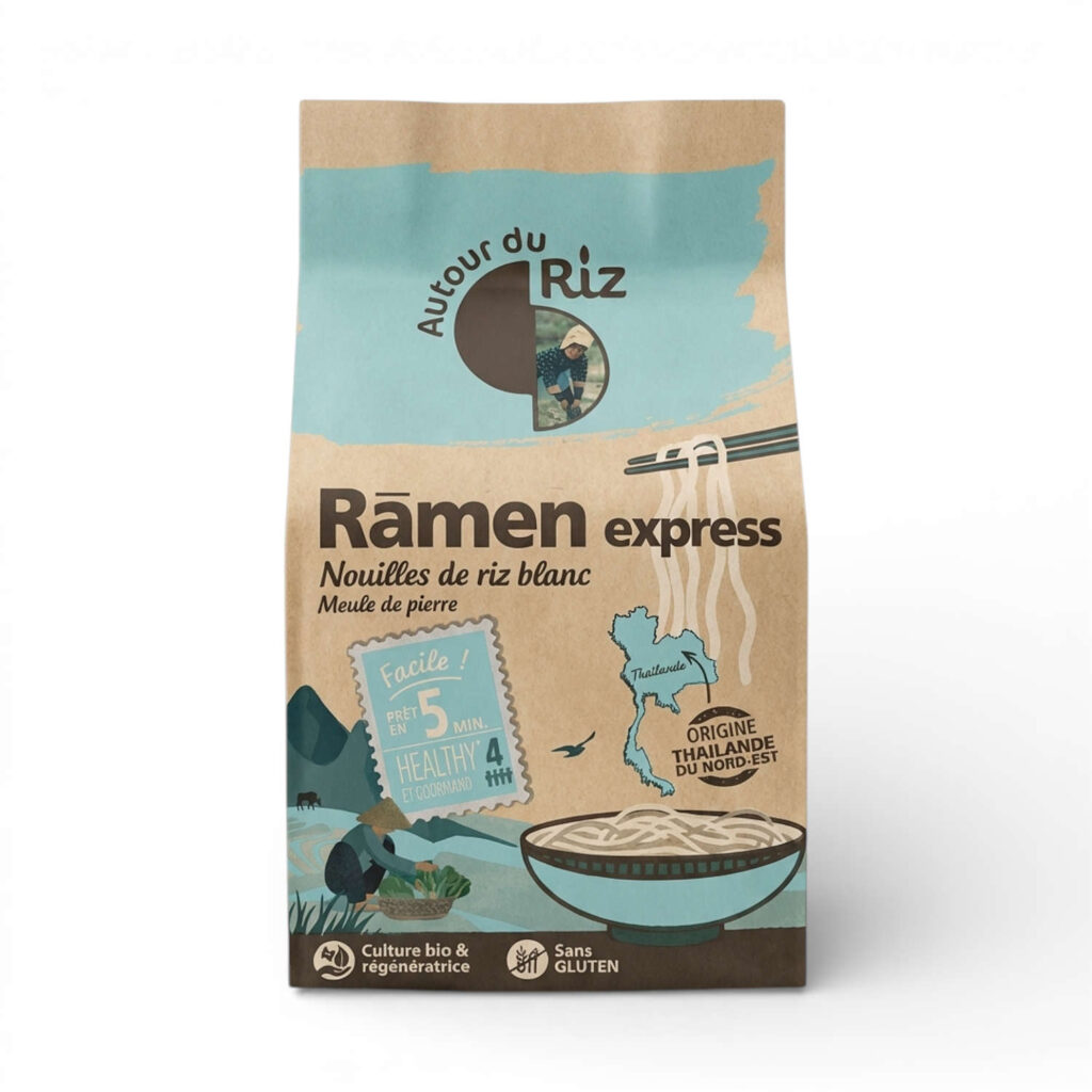 Ramen de riz blanc 280 g Autour du Riz